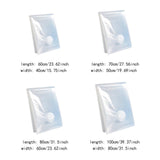 Maxbell 5Pcs Vacuum Storage Bag Quilt with Pump Thicken Transparent 80% More Storage