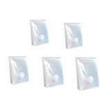 Maxbell 5Pcs Vacuum Storage Bag Quilt with Pump Thicken Transparent 80% More Storage