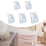 Maxbell 5Pcs Vacuum Storage Bag Quilt with Pump Thicken Transparent 80% More Storage