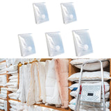 Maxbell 5Pcs Vacuum Storage Bag Quilt with Pump Thicken Transparent 80% More Storage
