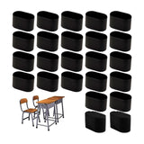 Maxbell 24Pcs Chair Leg Floor Protectors Scratchproof Shock Absorbing Chair Leg Cups