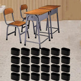 Maxbell 24Pcs Chair Leg Floor Protectors Scratchproof Shock Absorbing Chair Leg Cups