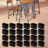 Maxbell 24Pcs Chair Leg Floor Protectors Scratchproof Shock Absorbing Chair Leg Cups