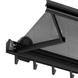 Maxbell Retractable Drying Rack Towel Rack Laundry Drying Holder for Balcony Bedroom 40cmx44cm 6 Hooks