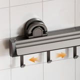 Maxbell Retractable Drying Rack Towel Rack Laundry Drying Holder for Balcony Bedroom 40cmx44cm 6 Hooks