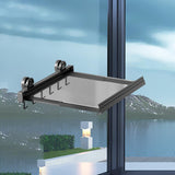 Maxbell Retractable Drying Rack Towel Rack Laundry Drying Holder for Balcony Bedroom 40cmx44cm 6 Hooks