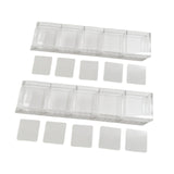 Maxbell Straw Holders Dispenser Reusable Office Pantry Coffee Stirrers Bar Organizer