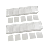 Maxbell Straw Holders Dispenser Reusable Office Pantry Coffee Stirrers Bar Organizer