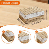 Maxbell Desktop Storage Basket Toys Clothes Storage Box for Desk Bedroom Living Room