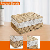 Maxbell Desktop Storage Basket Toys Clothes Storage Box for Desk Bedroom Living Room