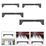 Maxbell Closet Rod for Hanging Clothes Space Saving Pole Retractable Wardrobe Hanger 0.7 1.2m