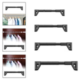 Maxbell Closet Rod for Hanging Clothes Space Saving Pole Retractable Wardrobe Hanger 0.7 1.2m