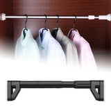 Maxbell Closet Rod for Hanging Clothes Space Saving Pole Retractable Wardrobe Hanger 1.5 to 2.2m