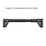Maxbell Closet Rod for Hanging Clothes Space Saving Pole Retractable Wardrobe Hanger 1.9 to 2.6m