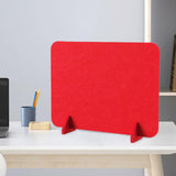Maxbell Acoustic Desk Divider Desk Partition Freestanding Desk Divider for Classroom red