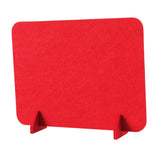 Maxbell Acoustic Desk Divider Desk Partition Freestanding Desk Divider for Classroom red