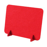 Maxbell Acoustic Desk Divider Desk Partition Freestanding Desk Divider for Classroom red