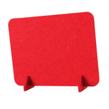 Maxbell Acoustic Desk Divider Desk Partition Freestanding Desk Divider for Classroom red