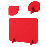 Maxbell Acoustic Desk Divider Desk Partition Freestanding Desk Divider for Classroom red