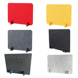 Maxbell Acoustic Desk Divider Desk Partition Freestanding Desk Divider for Classroom red