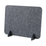 Maxbell Acoustic Desk Divider Desk Partition Freestanding Desk Divider for Classroom grey