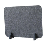 Maxbell Acoustic Desk Divider Desk Partition Freestanding Desk Divider for Classroom grey