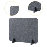 Maxbell Acoustic Desk Divider Desk Partition Freestanding Desk Divider for Classroom grey