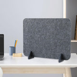 Maxbell Acoustic Desk Divider Desk Partition Freestanding Desk Divider for Classroom grey