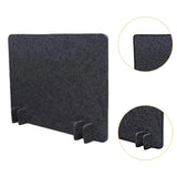 Maxbell Acoustic Desk Divider Desk Partition Freestanding Desk Divider for Classroom Black