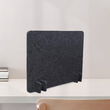 Maxbell Acoustic Desk Divider Desk Partition Freestanding Desk Divider for Classroom Black