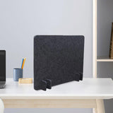 Maxbell Acoustic Desk Divider Desk Partition Freestanding Desk Divider for Classroom Black