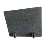Maxbell Acoustic Desk Divider Desk Partition Freestanding Desk Divider for Classroom dark grey