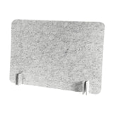 Maxbell Acoustic Desk Divider Desk Partition Freestanding Desk Divider for Classroom light grey