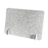 Maxbell Acoustic Desk Divider Desk Partition Freestanding Desk Divider for Classroom light grey