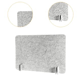 Maxbell Acoustic Desk Divider Desk Partition Freestanding Desk Divider for Classroom light grey