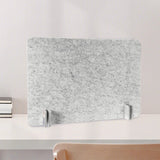 Maxbell Acoustic Desk Divider Desk Partition Freestanding Desk Divider for Classroom light grey