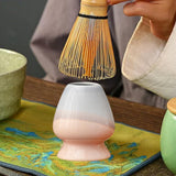 Maxbell Matcha Tea Whisk Holder Portable Chasen Stand for Tabletop Beginner Tea Room