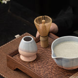 Maxbell Matcha Tea Whisk Holder Portable Chasen Stand for Tabletop Beginner Tea Room