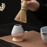 Maxbell Matcha Tea Whisk Holder Portable Chasen Stand for Tabletop Beginner Tea Room