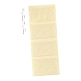 Maxbell Hanging Mesh Bags with 4 Metal Hooks for Baby Plush Toys Kids Storage Yellow