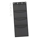 Maxbell Hanging Mesh Bags with 4 Metal Hooks for Baby Plush Toys Kids Storage Grey