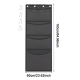 Maxbell Hanging Mesh Bags with 4 Metal Hooks for Baby Plush Toys Kids Storage Grey