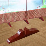 Maxbell Folding Room Divider Stand Privacy Screen Partition Support Base for Bedroom Red