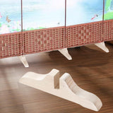 Maxbell Folding Room Divider Stand Privacy Screen Partition Support Base for Bedroom Unpainted Wooden