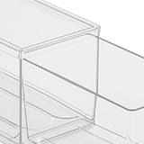 Maxbell 2 Pieces Refrigerator Organizer Boxes Stackable for Kitchen Cupboard Cabinet