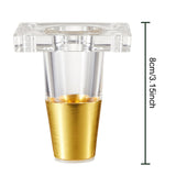 Maxbell Furniture Leg Protector Acrylic Sturdy TV Cabinet Foot for Shelf Bed 8 cm