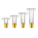 Maxbell Furniture Leg Protector Acrylic Sturdy TV Cabinet Foot for Shelf Bed 8 cm