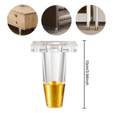 Maxbell Furniture Leg Protector Acrylic Sturdy TV Cabinet Foot for Shelf Bed 10 cm