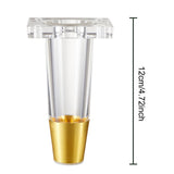 Maxbell Furniture Leg Protector Acrylic Sturdy TV Cabinet Foot for Shelf Bed 12 cm