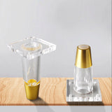 Maxbell Furniture Leg Protector Acrylic Sturdy TV Cabinet Foot for Shelf Bed 12 cm